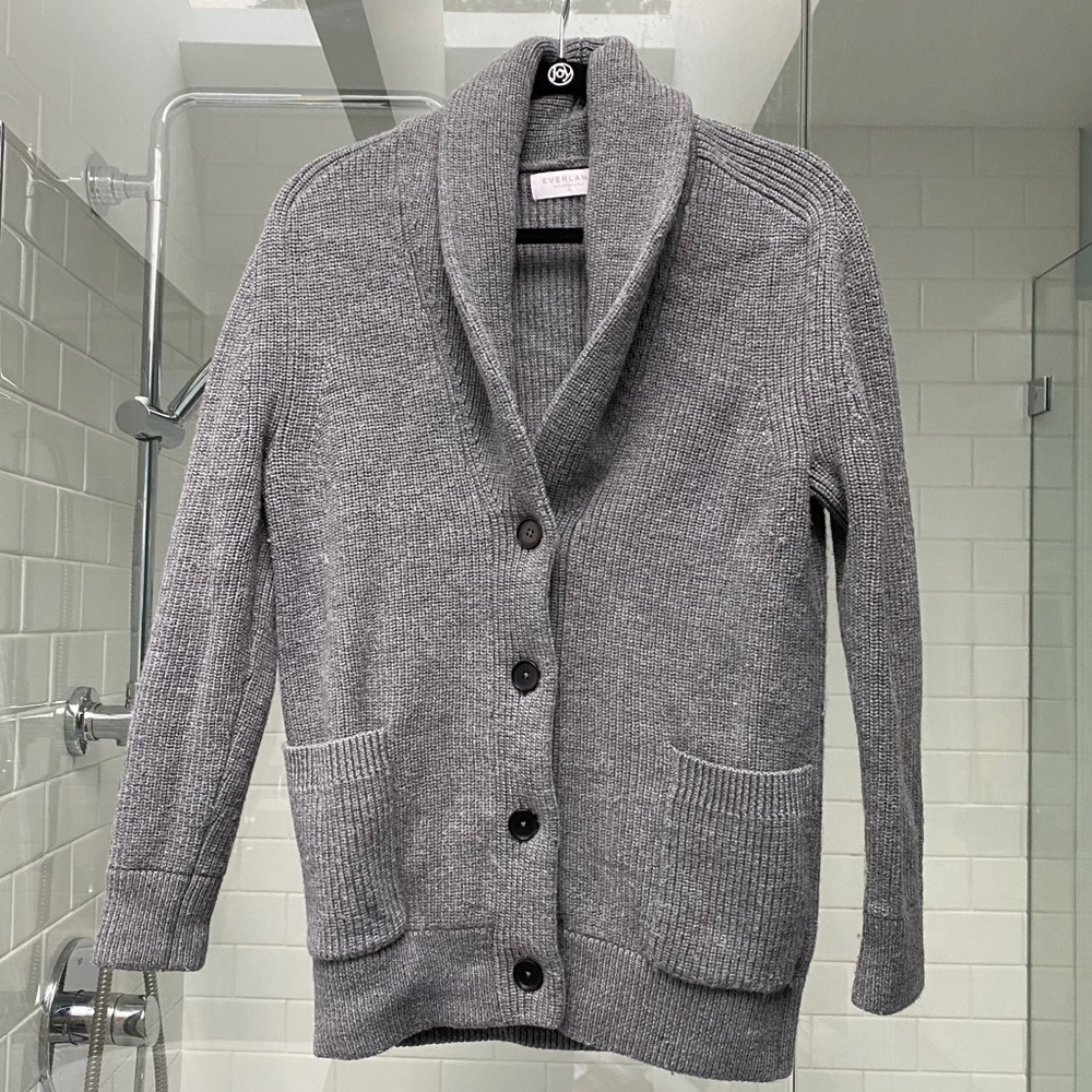 EUC Everlane Shawl Collar Cardigan